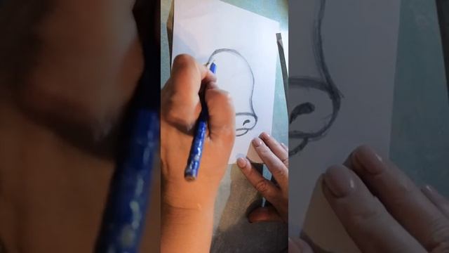 карандашный рисунок Бычок смотреть онлайн