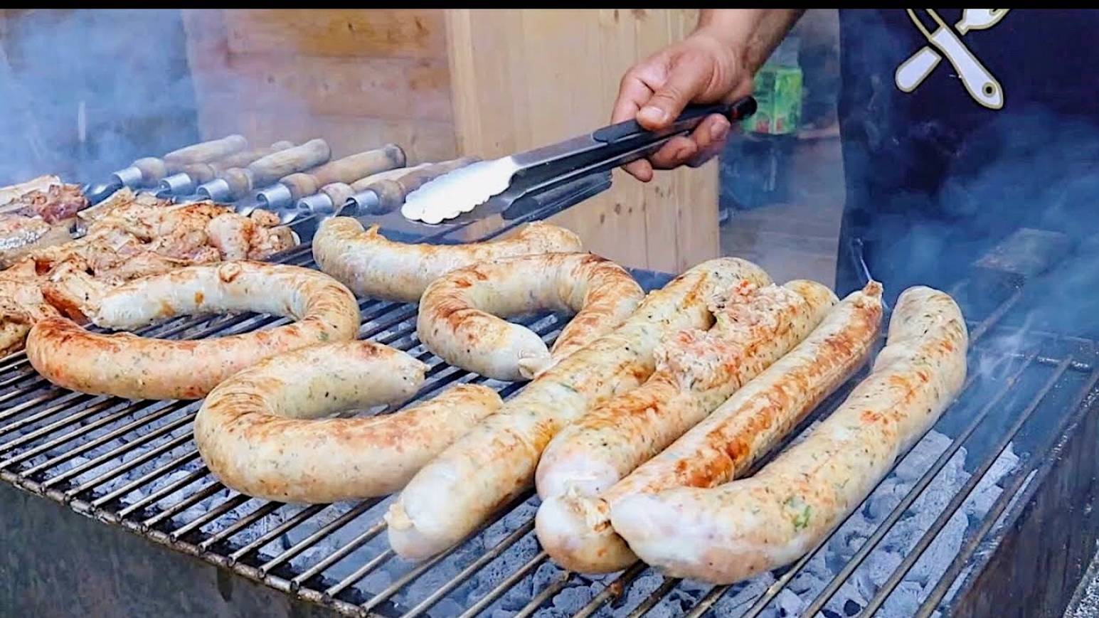 Люля-кебаб из курицы без шампуров на мангале / Как приготовить армянский лаваш на решётке на мангале смотреть онлайн