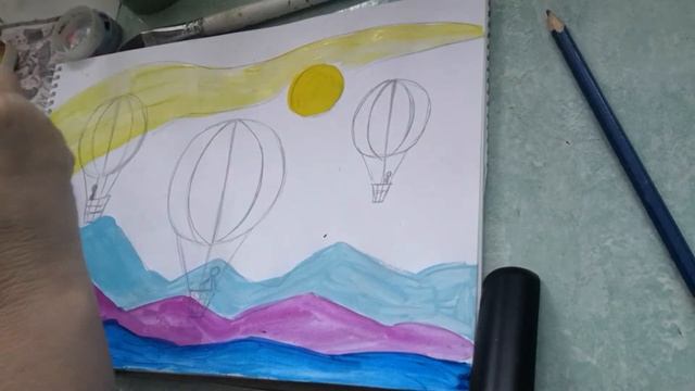 Закрашивание воздушных шаров смотреть онлайн