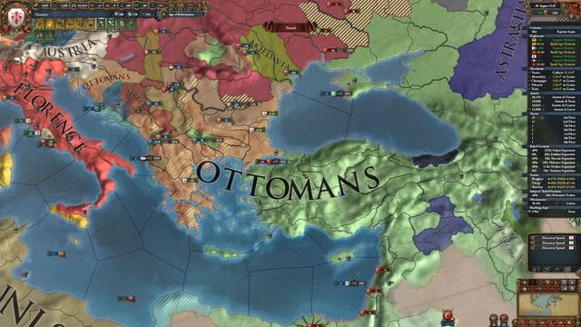 Europe Universalis IV 1.37. Флоренция -﹥ Тоскана. Часть 10. 1545-1554. Первая война с Османами.