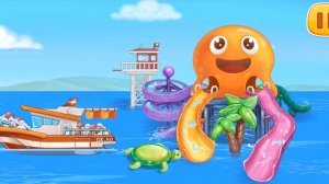 Сегодня строим аквапарк | Мультик Транспорт Стройка для малышей