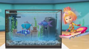 Фиксики в музее мирового океана - Домашний океанариум | Познавательный мультфильм для малышей