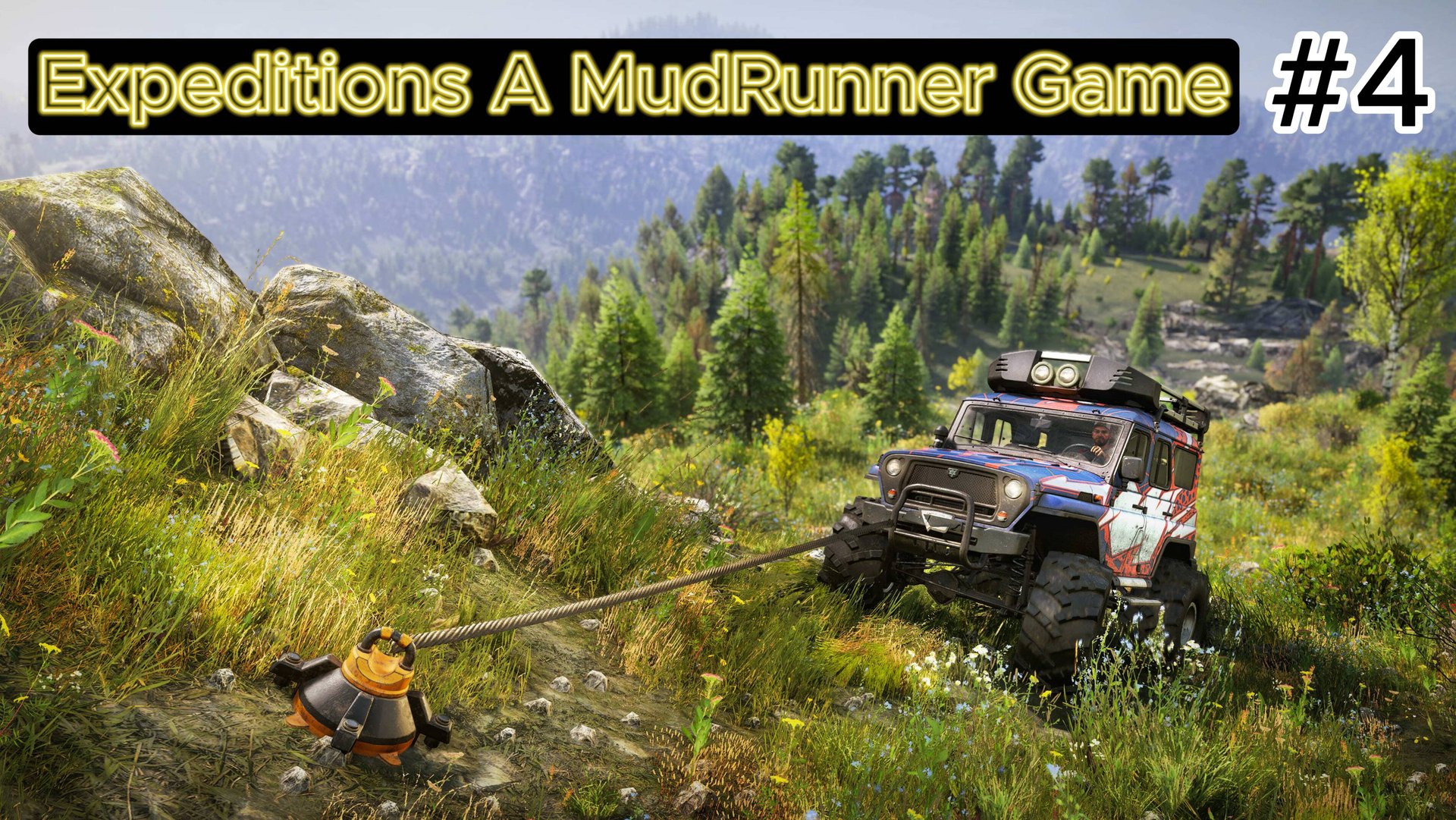 Expeditions A MudRunner Game #4 hd 60fps смотреть онлайн