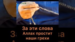 За эти слова Аллах простит нам наши грехи. Ля иляха илля-ллаху вахдаху ля шарика лях,