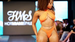 Kathryn Celestre in Slow Motion # Miami Swim Week 2024