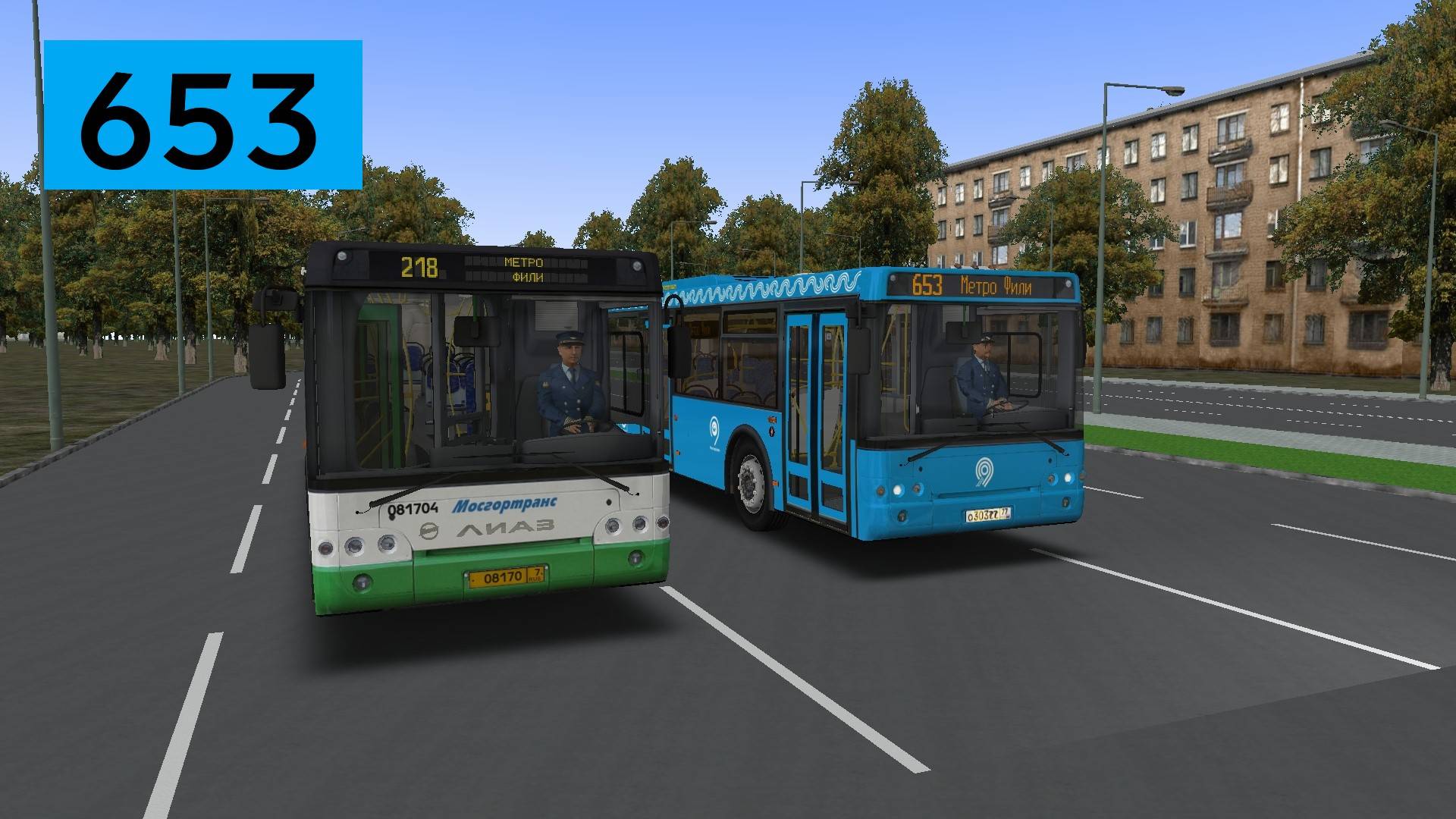OMSI 2: Автобус №653 Филёвская пойма - Метро Фили смотреть онлайн