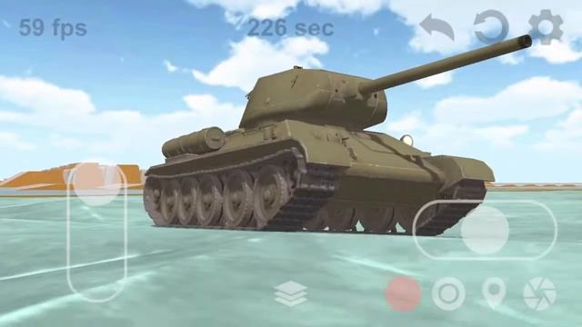 Tank Physics mobile game play смотреть онлайн