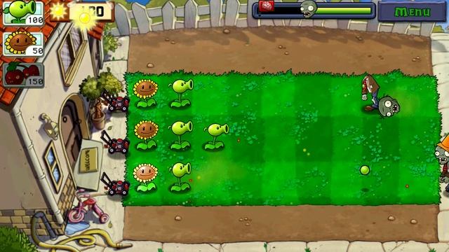 Plants vs. Zombies FREE прохождение 3 раунд смотреть онлайн