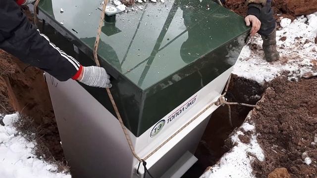 Монтаж септика топас, юнилос, астра. Подготовка котлована смотреть онлайн