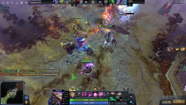 When Dazzle use thereisnospoon cheat code // Dota 2 Dota-ARAM WTF смотреть онлайн