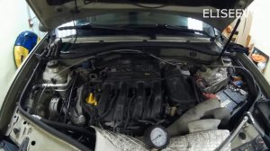 измерение компрессии в двигателе К4М РЕНО ДАСТЕР