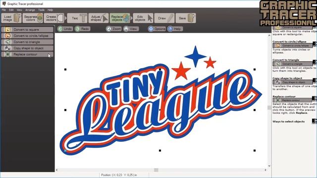 Converting a Tiny Web Bitmap to Vector Using Graphic Tracer смотреть онлайн