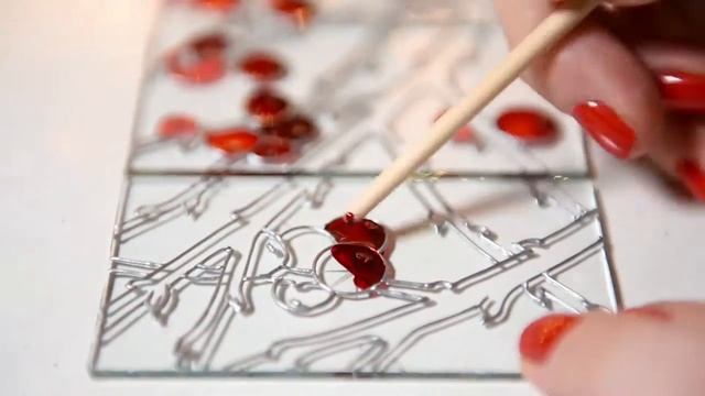 Витражная роспись по стеклу. Новогодний фонарик. смотреть онлайн