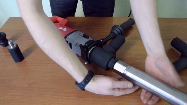 Пылеотвод тройник для сухого алмазного бурения | Для Milwaukee, AEG, KEN, OB, Weka, Dr. Bender, др.