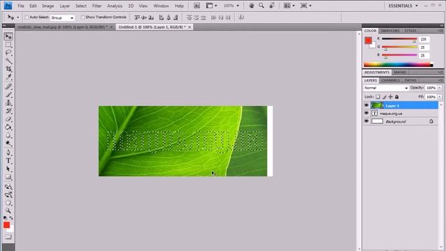 Як створити текст з ефектом Скляний листок смотреть онлайн