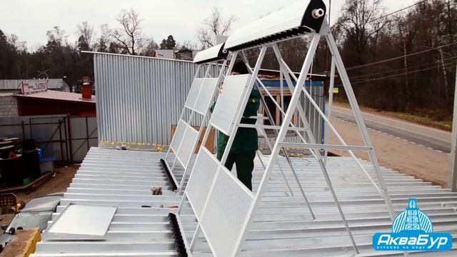 Альтернативное отопление. Гелиоколлектор и воздушный насос. смотреть онлайн