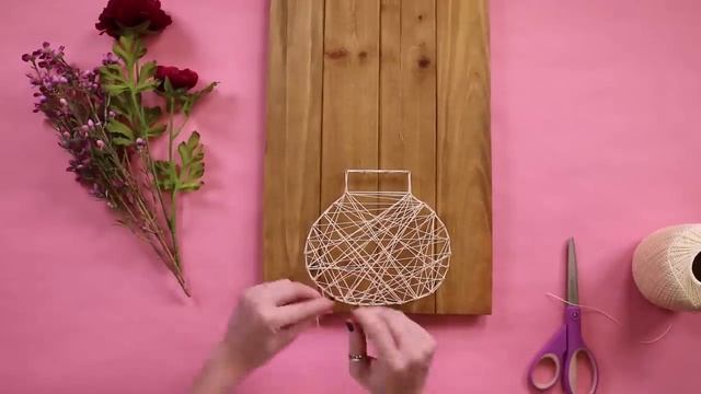 DIY Floral String Art смотреть онлайн