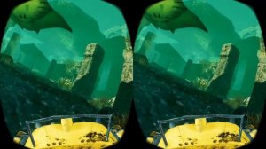 Amazing Underwater 3D VR Ride 【SBS/Anaglyph】