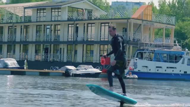 Сборка электро гидрофойла NeptunX EFoilFly . Мощный карбоновый EFoil