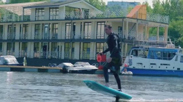 Сборка электро гидрофойла NeptunX EFoilFly . Мощный карбоновый EFoil