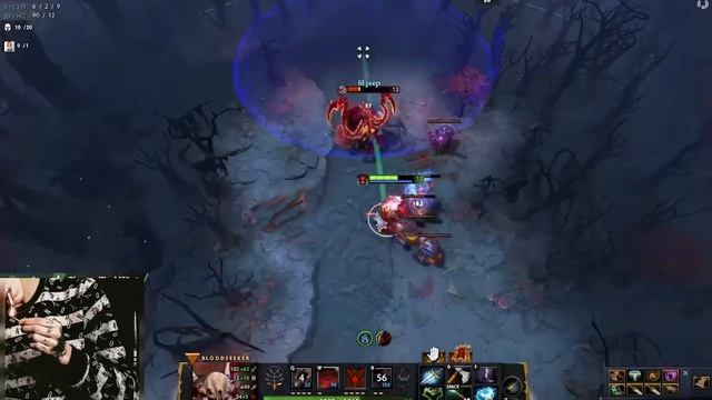 Хороший пик + хорошая команда Кери блад сикер оверага 2600 В патче 7.31b Bloodseeker. Общение=побед смотреть онлайн