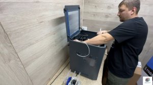 Распаковка 3D-принтера ZENIT DUO SWITCH NB и запуск