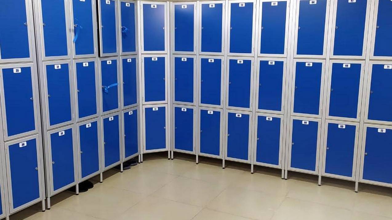 Шкафы для раздевалок «AquaLocker» в санатории «Каспий» смотреть онлайн