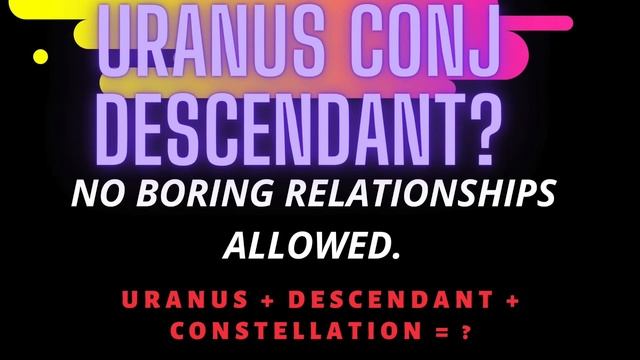 URANUS CONJ DESCENDANT смотреть онлайн