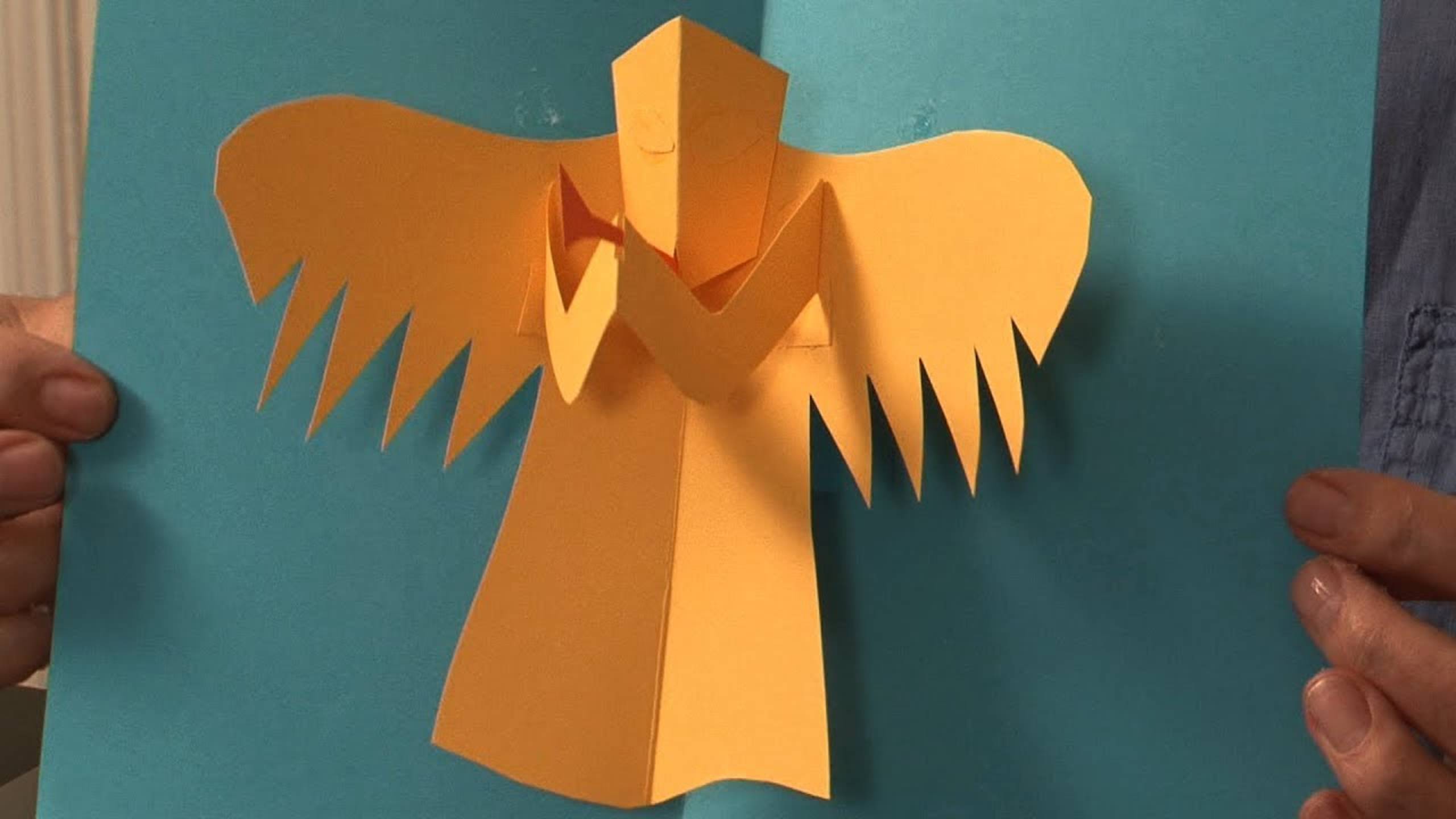 Pop-Up Tutorial 38 - Angel - Christmas Card смотреть онлайн
