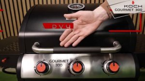 Гриль газовый KOCH Gourmet 300