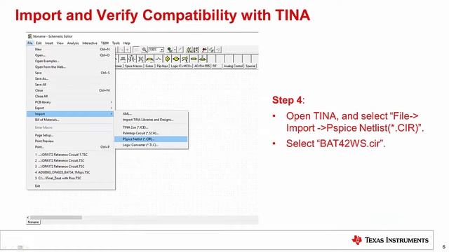 Import diode's PSpice model into TINA смотреть онлайн