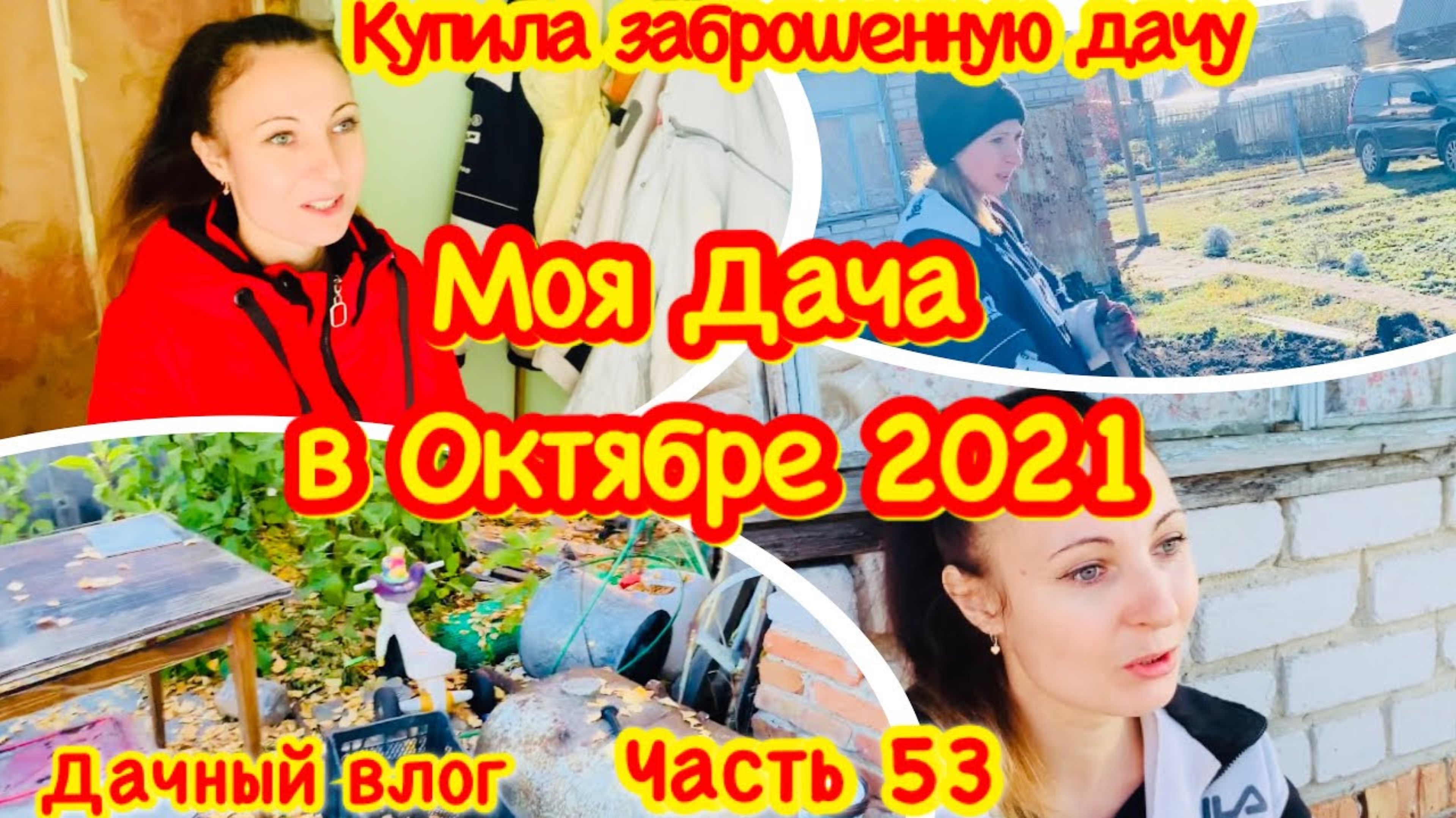 Купила заброшенную дачу/Моя Дача в октябре/Чем заняться осенью на даче?/Преображение дачи