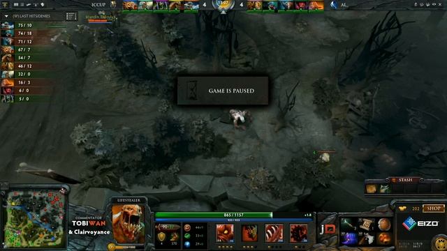 iCCup vs Absolute Legends Game 2 The Defense 4 DOTA 2 TobiWan смотреть онлайн