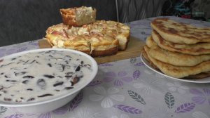 Встал с утра и что то я разошёлся! ПРИГОТОВИЛ ОПЯТА С СОУСОМ, ТВОРОЖНО ЯБЛОЧНЫЙ ПИРОГ И ЛЕПЁШКИ ИЗ..