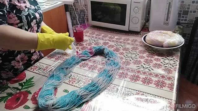 ПОКРАСИЛА РАССКАЗОВСКУЮ ПРЯЖУ/// ЧТО ЖЕ ПОЛУЧИЛОСЬ/// смотреть онлайн