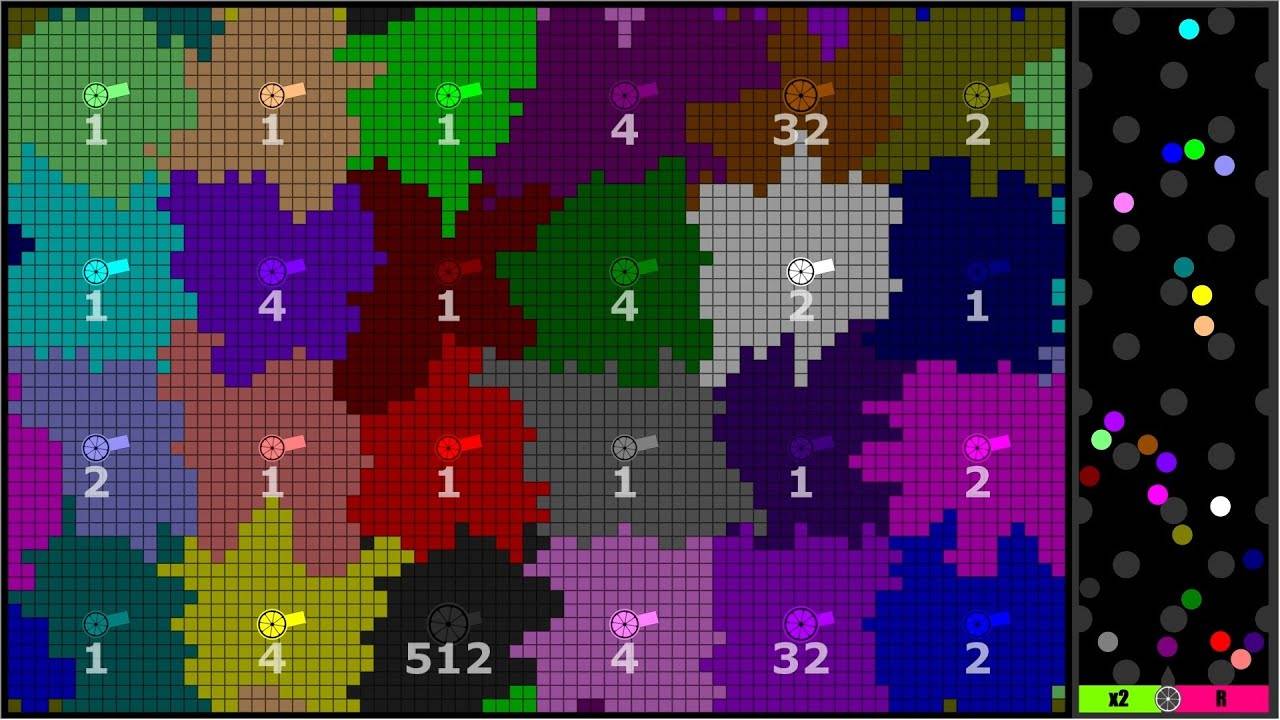 47. Шарики: Королевская Битва за территорию | Marble: Royale Territory War 24 Color Battle смотреть онлайн