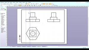 Инженерная графика. Лекция "Построение третьего вида детали по двум видам".