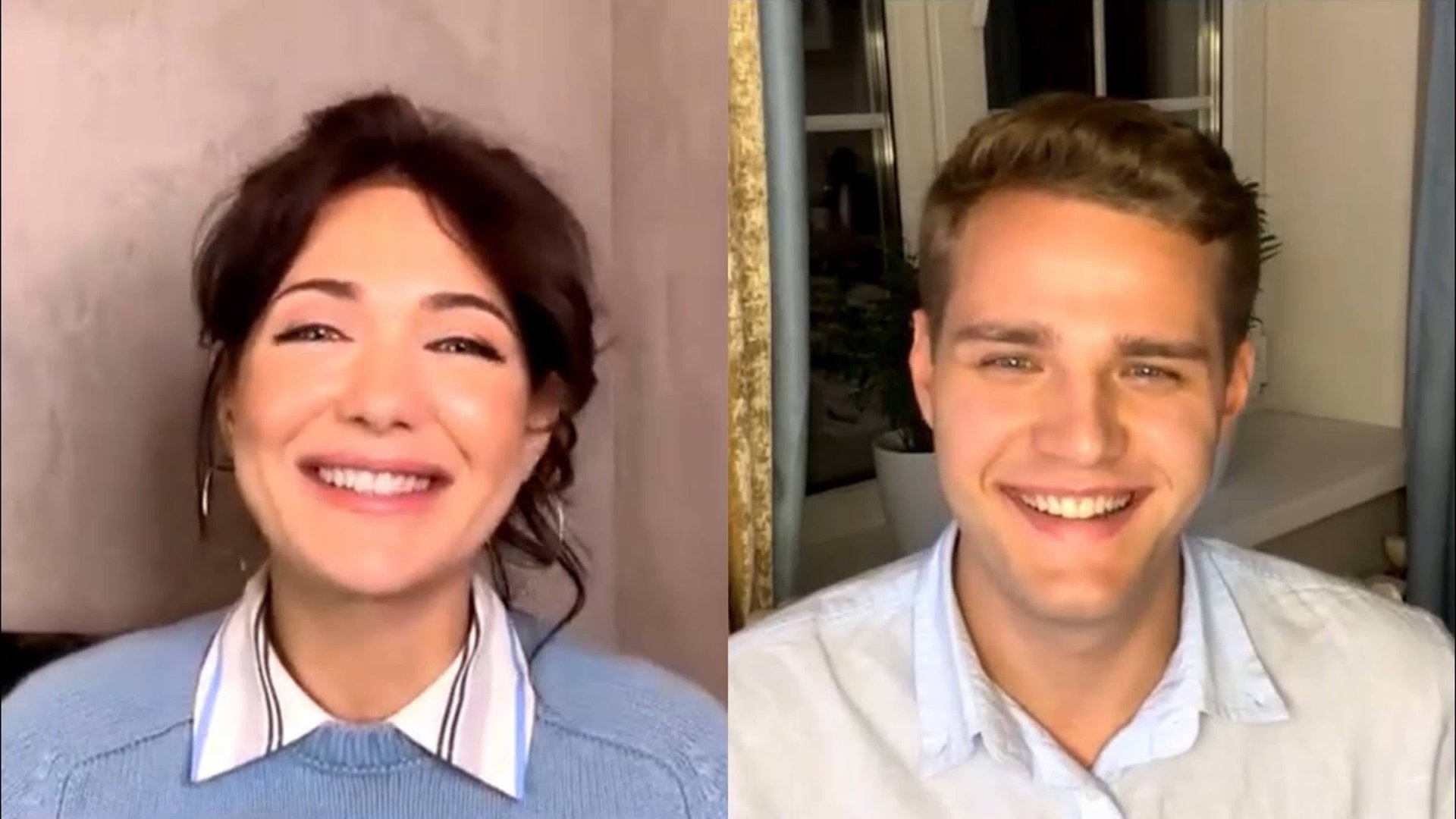 Екатерина Климова и Ян Трунцев в прямом эфире