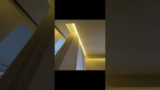 Скрытый карниз Flexy Gardina2 05 с подсветкой. смотреть онлайн