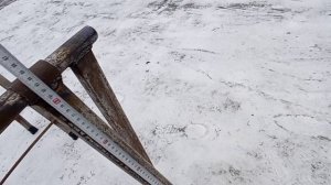 Козлы строительные раскладные, из металла.