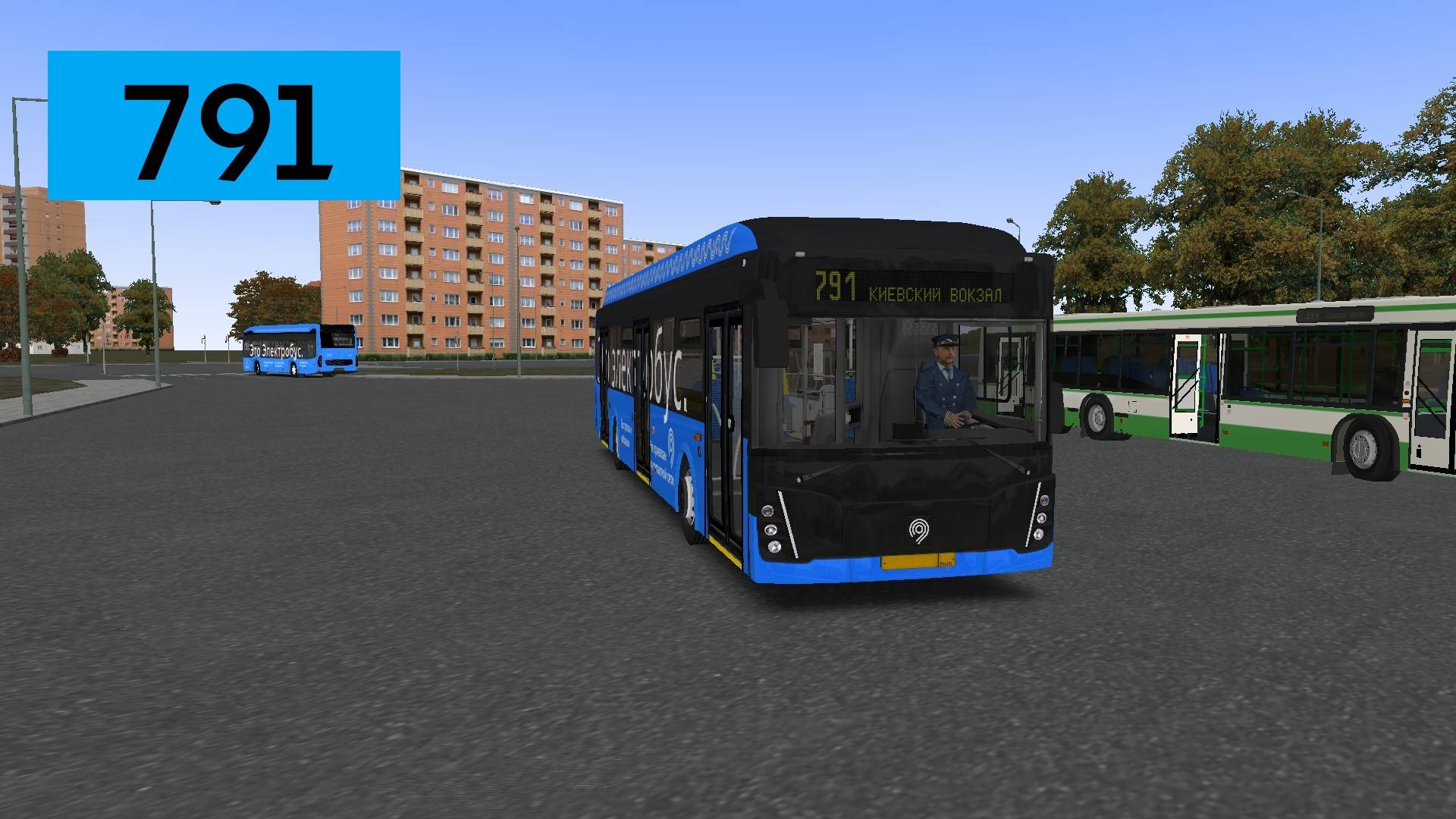 OMSI 2: Электробус №791 Киевский вокзал - 4-й Сетуньский проезд смотреть онлайн