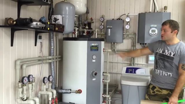 Геотермальное отопление. Тепловой насос и солнечные коллектора смотреть онлайн