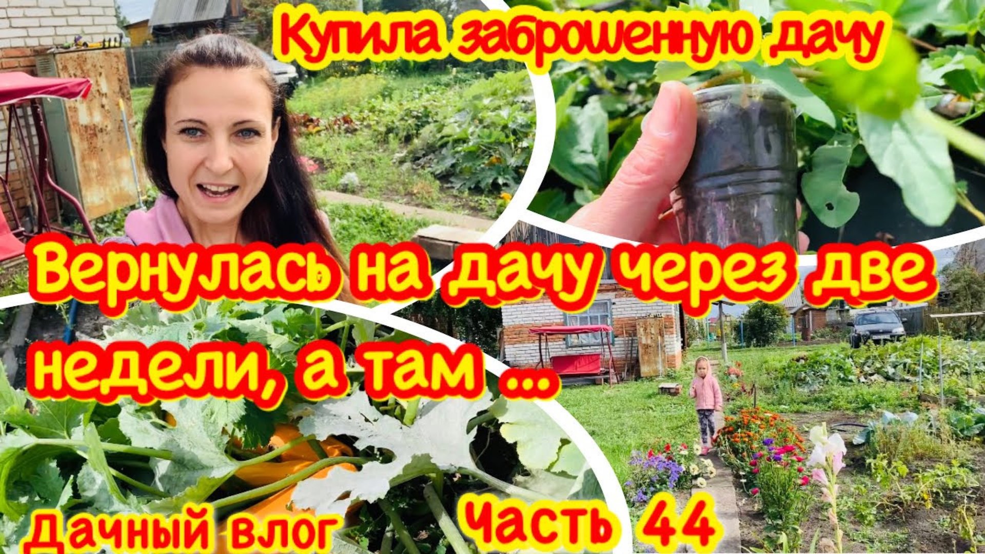 КУПИЛА ЗАБРОШЕННУЮ ДАЧУ/ЗАПУЩЕННАЯ ДАЧА/ВЕРНУЛАСЬ НА ЗАПУЩЕННУЮ ДАЧУ ЧЕРЕЗ ДВЕ НЕДЕЛИ, А ТАМ ...