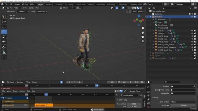 18. Animating with motion extraction in mind