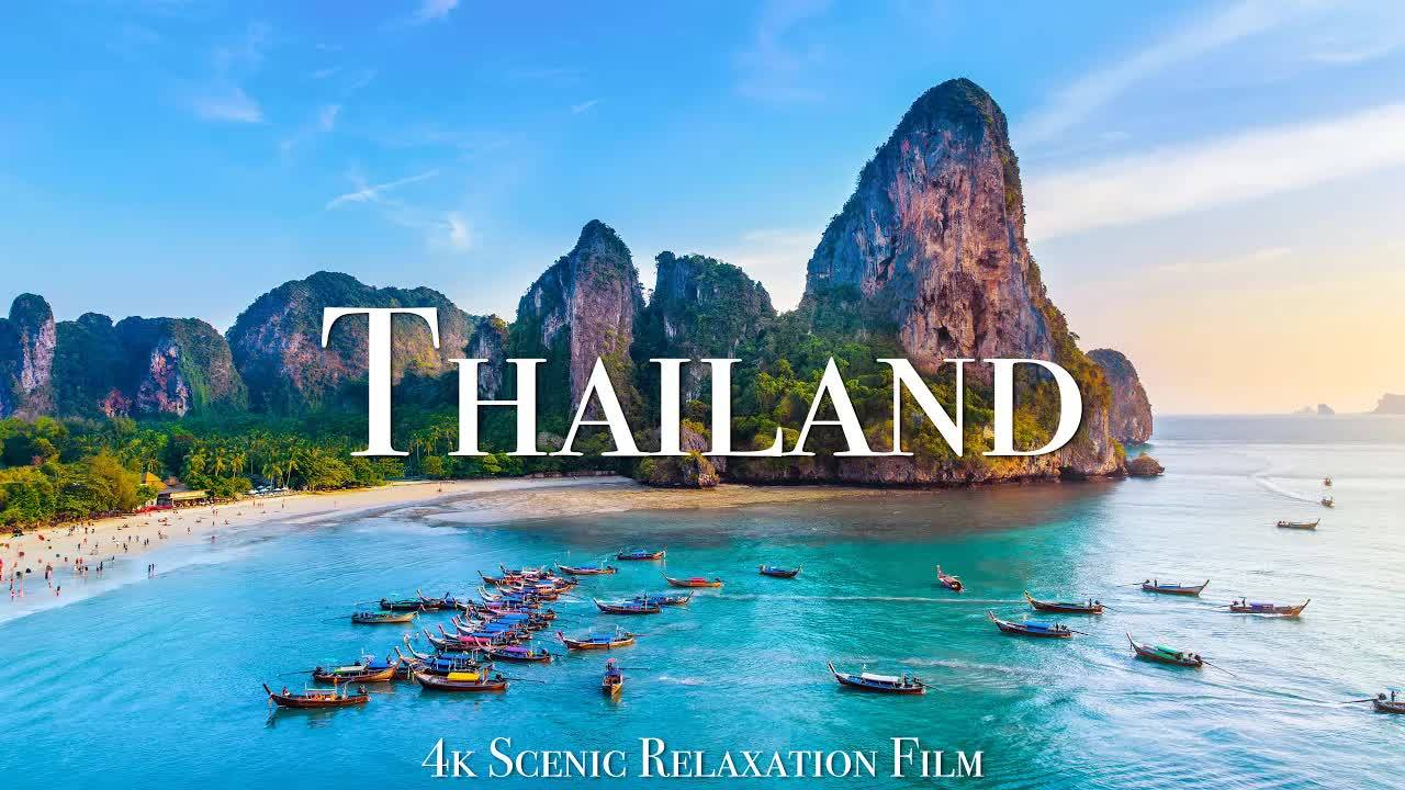 Thailand 4K - Scenic Relaxation Film With Calming Music смотреть онлайн