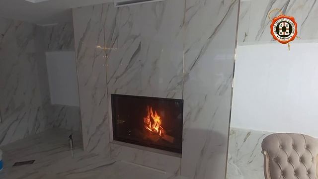 Наши работы: установка каминной топки ASTOV ПС 12080