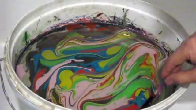 Swirling using the Easy Marble paints смотреть онлайн