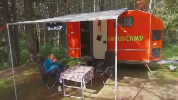 Один из лучших прицепов-автодомов!Сделано в России!Внедорожный, автономный! 750 кг! Реальный отзыв!