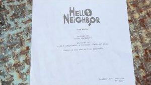 Hello Neighbor Movie Writer Reveal