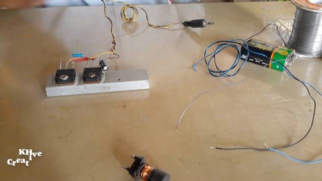DIY Powerful Amplifier Circuit With Dou Transistor D718 - amplifier circuit using 2 transistors смотреть онлайн